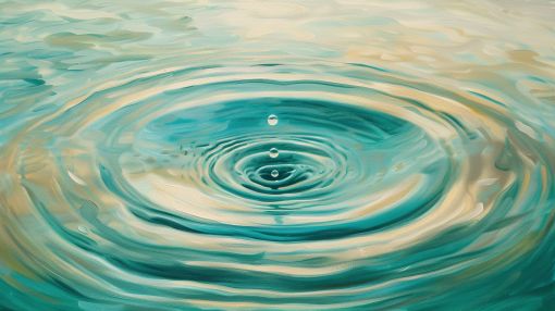 Ripple of Tranquil Turquoise Waters