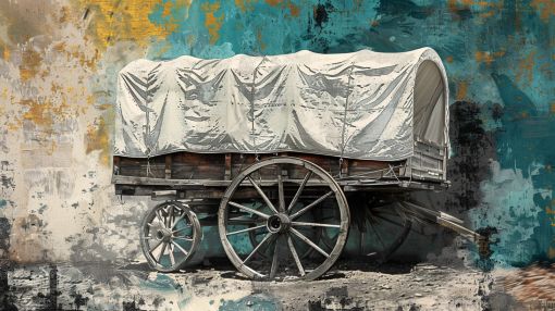 Prairie Wagon in Weathered Turquoise