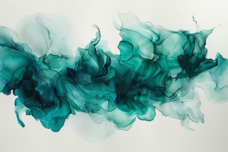 Emerald Currents in Fluid Motion
