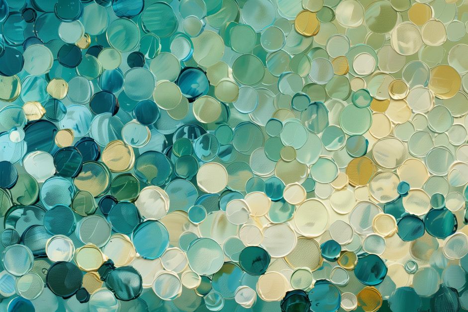 Teal Bubbles in Coastal Light