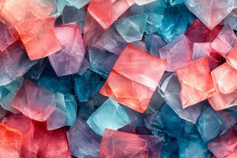 Crystalline Dreams in Pink and Blue