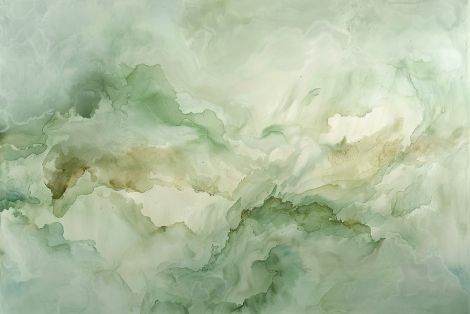 Ethereal Jade Mist Flowing Softly