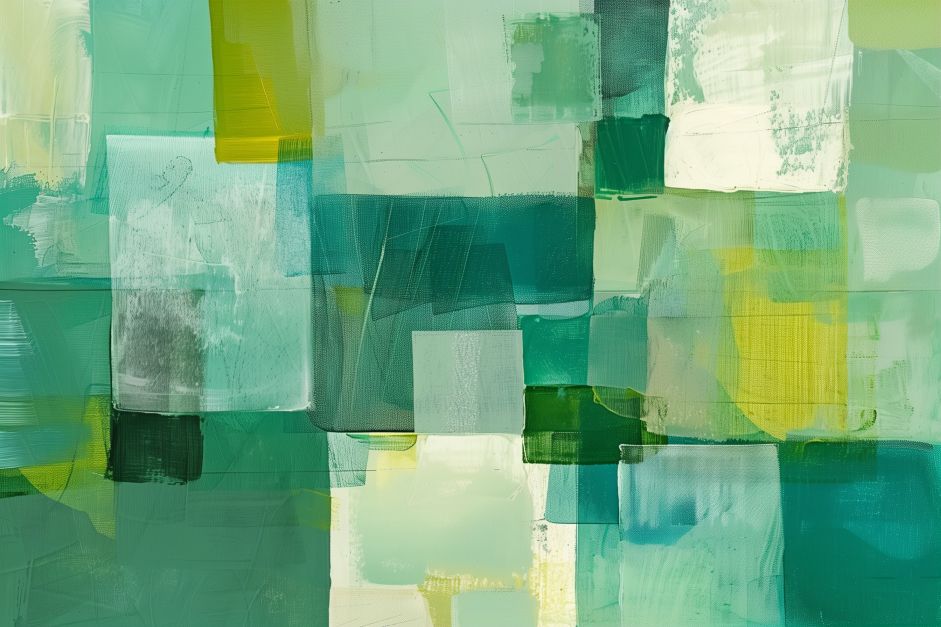 Emerald Layers of Quiet Light