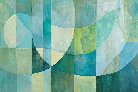 Oceanic Circles in Layered Teal