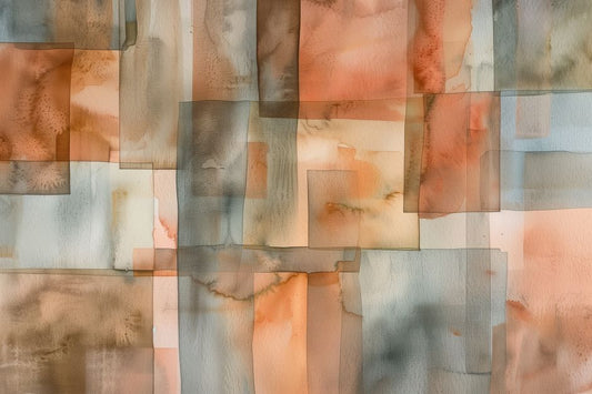 Warm Layers of Translucent Earth Tones