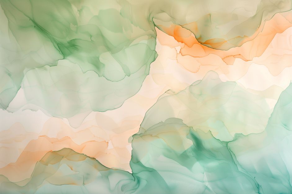 Ethereal Mist of Sage and Peach