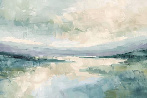 Tranquil Estuary in Soft Light