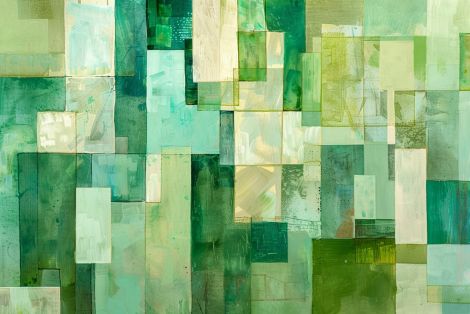 Emerald Fragments in Morning Light