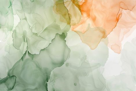 Sage and Peach Ethereal Flow