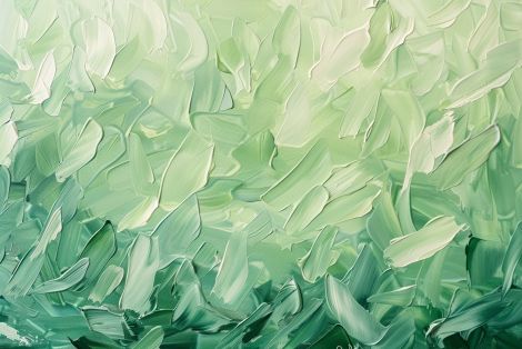 Verdant Brushstrokes in Morning Light