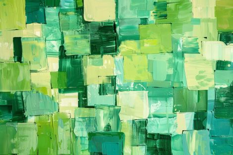 Emerald Mosaic of Layered Light