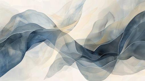 Flowing Tides of Tranquil Blue