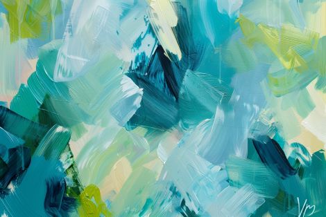 Ocean Breeze in Teal and Green