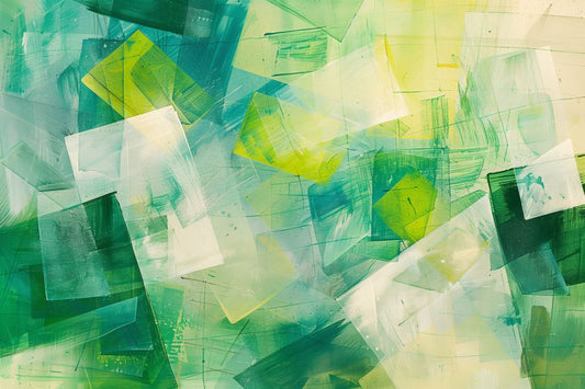 Emerald Fragments in Morning Light