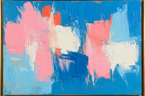 Coral Dreams on Azure Fields