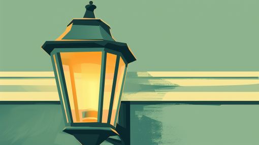 Warm Glow of a Classic Lantern