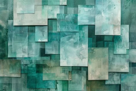 Teal Fragments in Layered Harmony