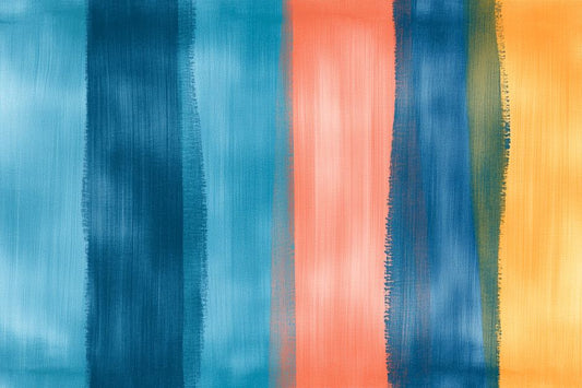 Vibrant Brushstroke Stripes in Motion
