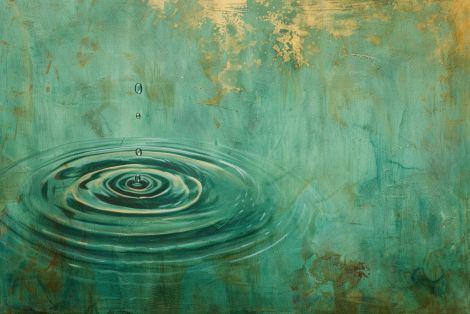 Emerald Ripples of Tranquil Waters