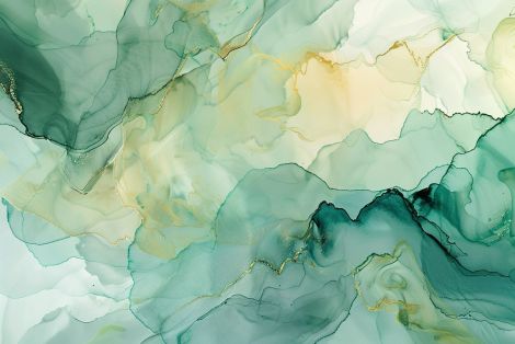 Emerald Tides in Golden Light