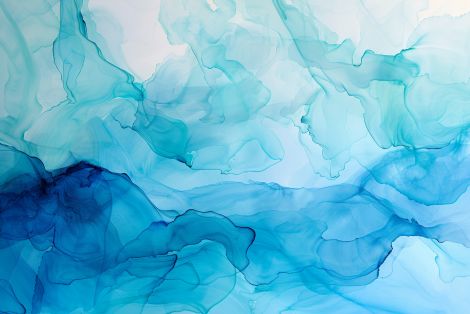 Ocean Currents in Flowing Turquoise